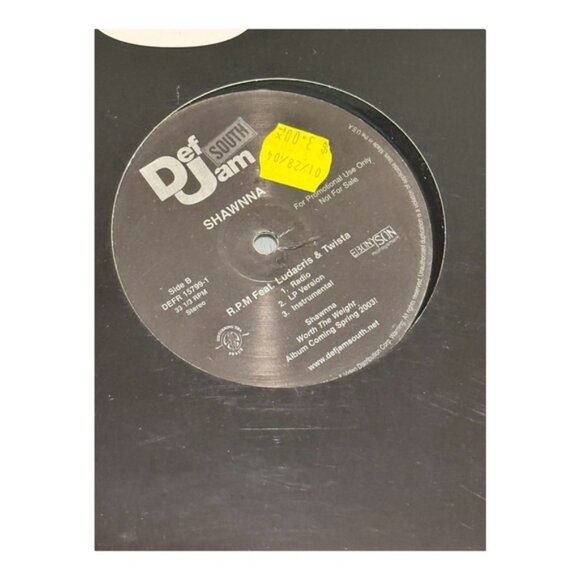 Shawnna Vinyl Record Def Jam South Rap Hip Hop RPM Ludacris Twista 2003 Promo - Picture 2 of 6